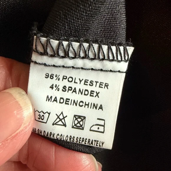 Cantonwalker Chic Black Satin Mini Dress - Picture 6 of 7